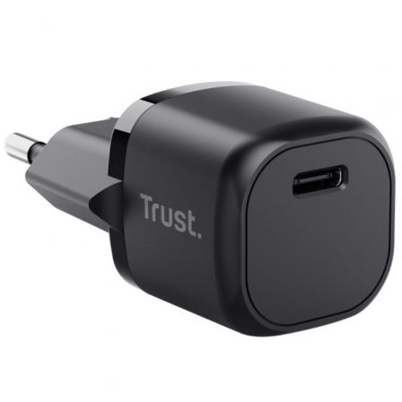Trust Maxo Cargador USB-C 20 W Negro Compacto PD/PPS